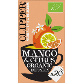 Clipper Mango & citrus organic infusion Herbal tea 36g