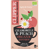 Clipper Chamomile peach organic infusion Herbal tea 30g