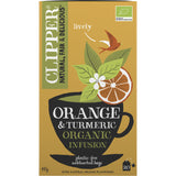Clipper Orange & turmeric organic infusion Herbal tea 40g