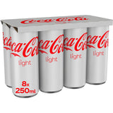 Coca-Cola Light 8 × 250ml