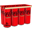 Coca-Cola Zero sugar zero caffeïne 8 × 250ml