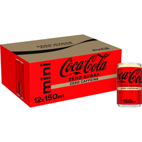 Coca-Cola Zero sugar zero caffeine 12 × 150ml