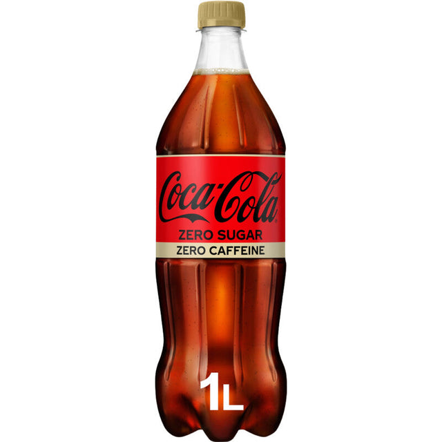 Coca-Cola Zero sugar zero caffeïne 1l