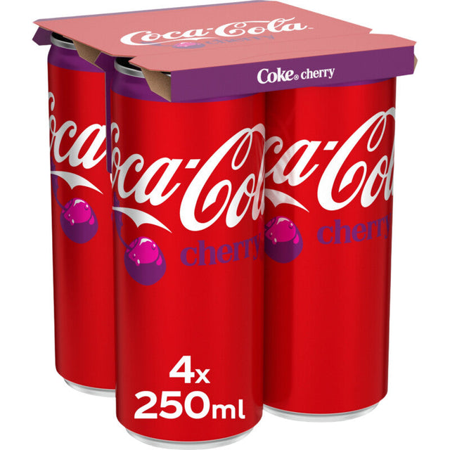 Coca-Cola Cherry 4 × 250ml