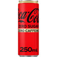 Coca-Cola Zero sugar zero caffeïne 250ml