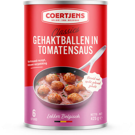 Coertjens Meatballs in Tomato Sauce 425g