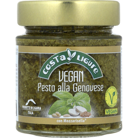 Costa Ligure Pesto genovese vegan mozzarisella Pasta sauce 135g