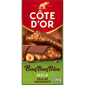 Côte d'Or BonBonBloc chocoladereep Hazelnut Chocolates 200g