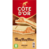 Côte d'Or BonBonBloc chocoladereep praliné White Chocolate 200g
