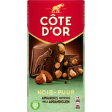 Côte d'Or Chocoladereep Dark with hele Almonds Chocolate 180g