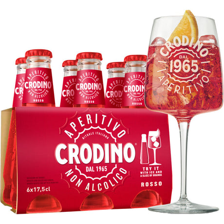 Crodino Rosso Alcohol-free aperitif 6 × 175ml