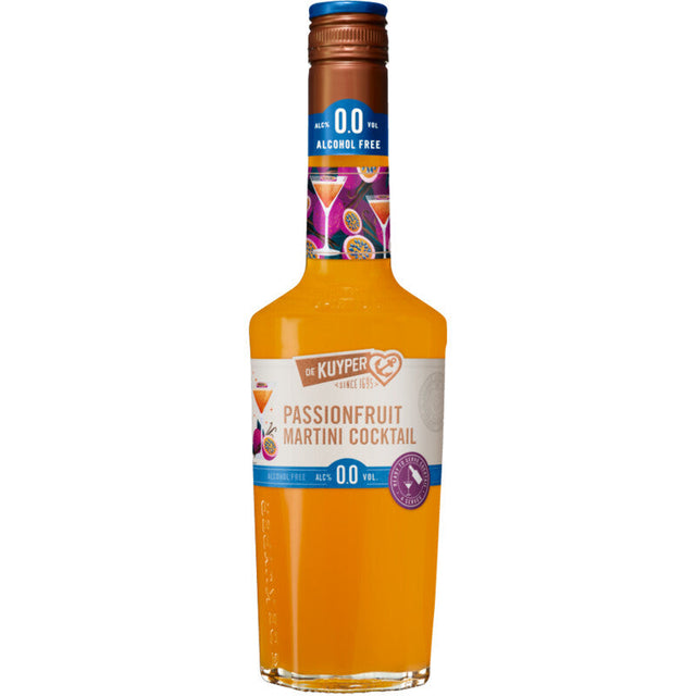De Kuyper Passionfruit martini cocktail 0.0% Alcohol-free aperitif 500ml