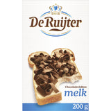 De Ruijter Chocolate Flakes Milk 200g