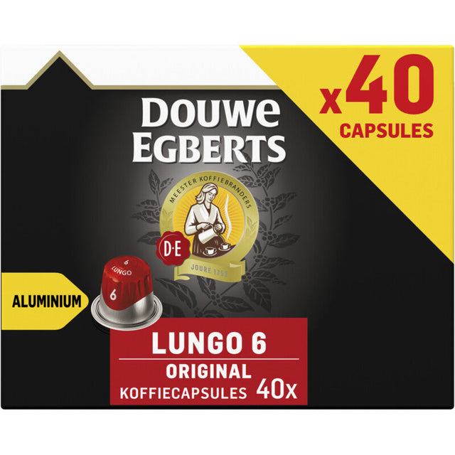 Douwe Egberts Lungo original 40-capsules 208g