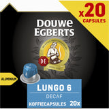 Douwe Egberts Lungo decaf 20-capsules 104g