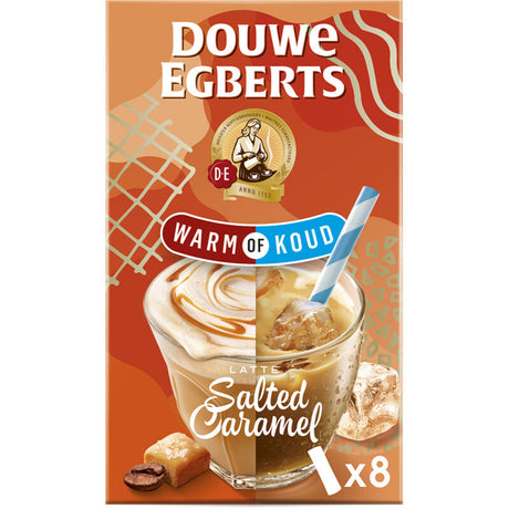 Douwe Egberts Warm of koud latte salted caramel Ground coffee 142g