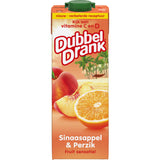 DubbelDrank Orange & Peach Fruit drink 1l