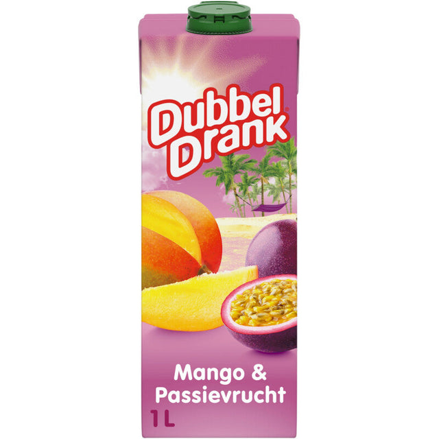 DubbelDrank Mango & Passion Fruit 1l
