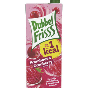 DubbelFrisss 1kcal Raspberry & cranberry Fruit drink 1.5l