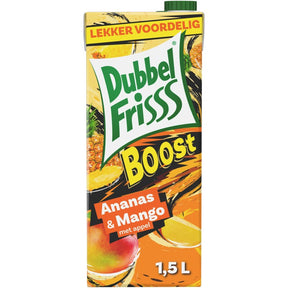DubbelFrisss Boost Pineapple & mango Fruit 1.5kg