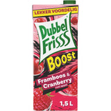 DubbelFrisss Boost Raspberry & cranberry Fruit drink 1.5l