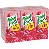 DubbelFrisss 1kcal Raspberry & cranberry Fruit drink 6 × 200ml