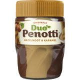 Duo Penotti Hazelnut & Caramel pasta Chocolate spread 350g