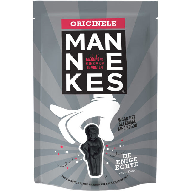 Echte mannekes Original Liquorice 225g