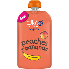 Ella's kitchen Peaches + bananas 4m+ Baby food 120g