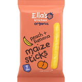 Ella's kitchen Maize sticks Peach + Banana 7m+ bio Baby snacks 17g