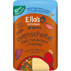 Ella's kitchen Casserole with Beef + Cinnamon 10m+ Baby food 190g
