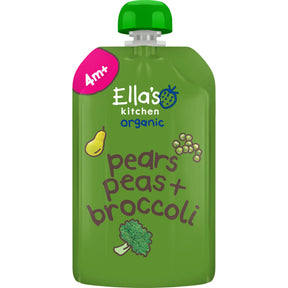 Ella's kitchen Pears, Peas + broccoli 4m+ bio Baby food 120g