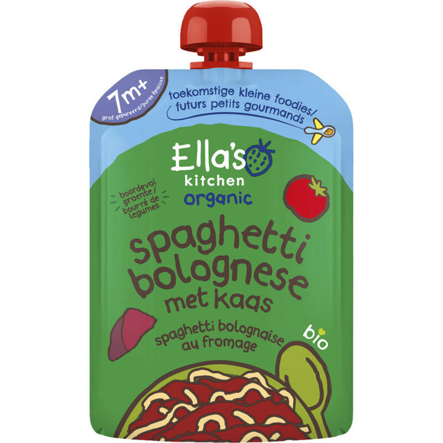Ella's kitchen Spaghetti bolognese with Cheese 7m+ Baby food 130g