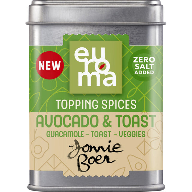 Euroma Topping spices avocado & toast Crackers and savoury biscuits 38g