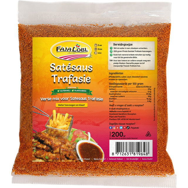 Faja Lobi Satay Sauce trafasie 200g