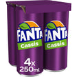 Fanta Blackcurrant Soft drink 4 × 250ml