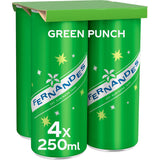 Fernandes Green punch Soft drink 4 × 250ml
