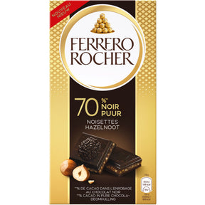 Ferrero Rocher Hazelnut Dark Chocolate 90g