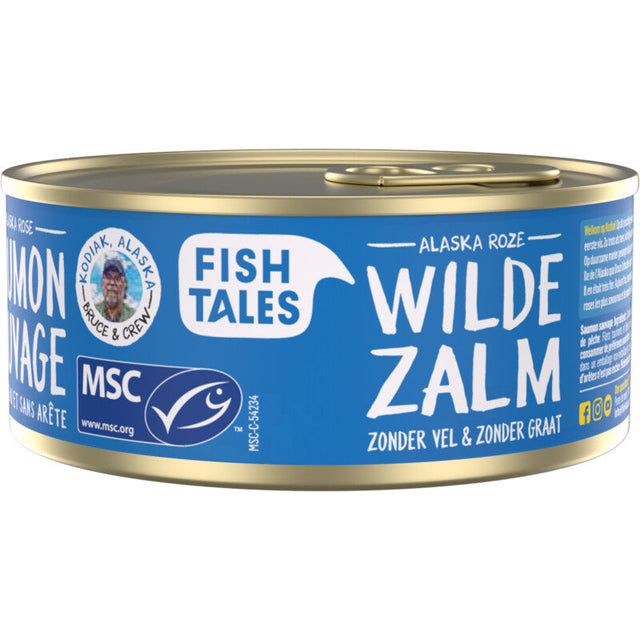 Fish Tales Wilde Salmon without vel & graat 170g