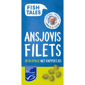 Fish Tales Ansjovisfilets with kappertjes 42g