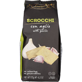 Fratelli Laurieri Scrocchi Garlic Savoury snacks 175g