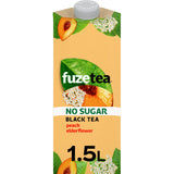 Fuze Tea Black tea peach elderflower no sugar 1.5l