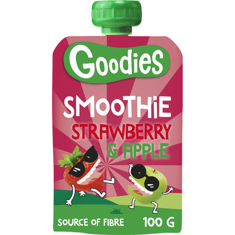 Goodies Fruit Purée Pouch smoothie Strawberry & Apple 3+ Baby food 100g
