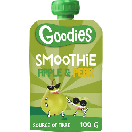 Goodies Fruit Purée Pouch smoothie Apple & Pear 3+ Baby food 100g