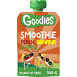 Goodies Fruit Purée Pouch smoothie Peach, Banana 3+ Baby food 100g