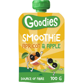 Goodies Fruit Purée Pouch smoothie Apricot & Apple 3+ Baby food 100g