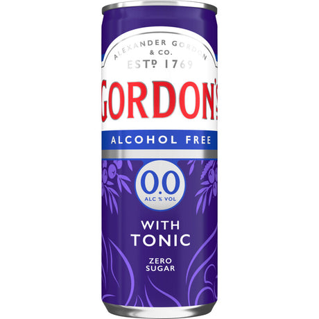 Gordon's Gin & tonic alcoholvrij Drink mixer 250ml