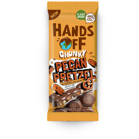 Hands Off Bar chunky pecan pretzel 100g