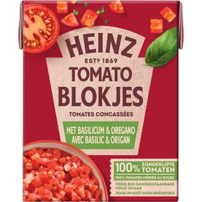 Heinz Tomatoes Cubes Basil & oregano 390g