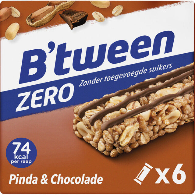 Hero B'tween mueslireep zero Peanut Chocolate 120g